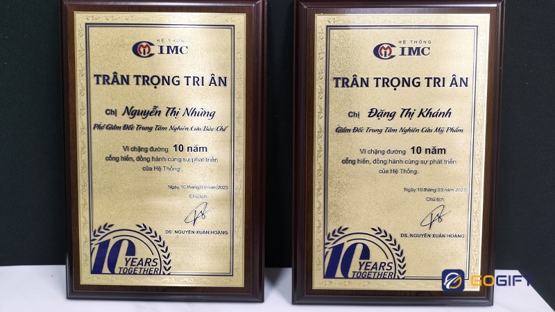Mỗi bảng vinh danh đều giúp thương hiệu nâng cao nhận diện trong mắt đối tác, khách hàng