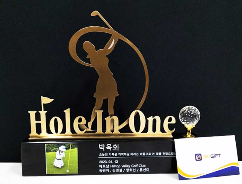 Cúp golf Gogift đẹp sang trọng